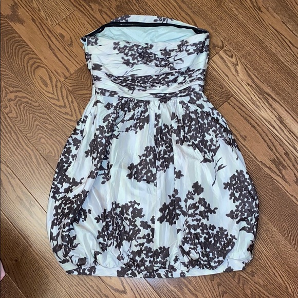 BCBGMaxAzria Floral Strapless Dress - Picture 4 of 4